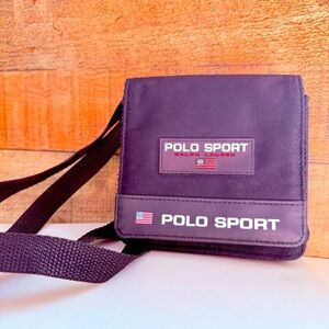 Unisex Ralph Lauren Polo Sport Vintage Y2K Mini Crossbody Bag